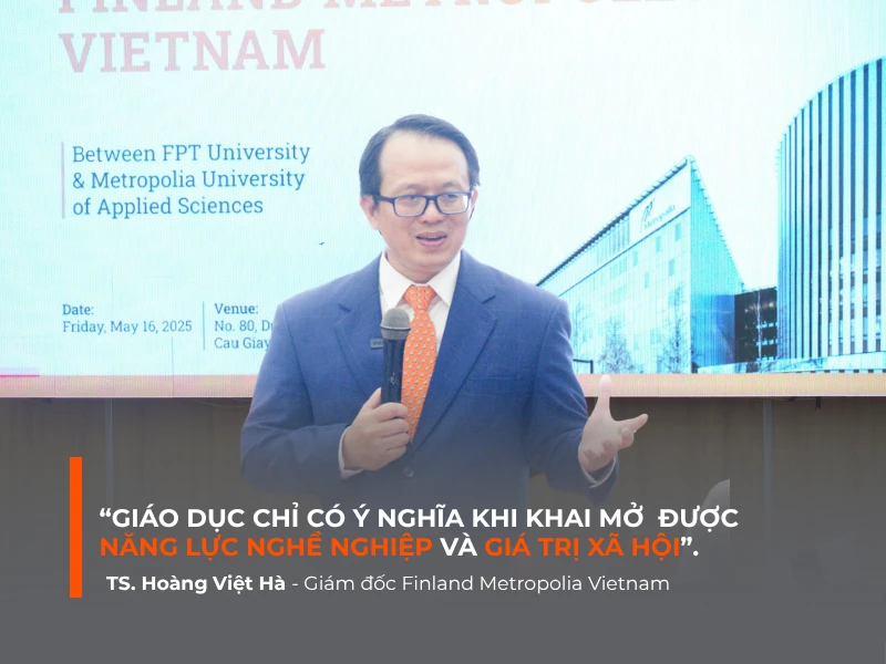Giáo dục hiện đại có ý nghĩa khi khai mở được năng lực nghề nghiệp và giá trị xã hội