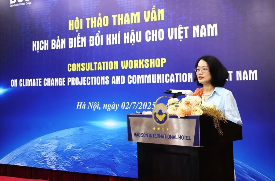 PGS-TS Pham Thi Thanh Nga vien truong vien khoa hoc khi tuong thuy van va bien doi khi hau chia se ve kich ban bien doi khi hau