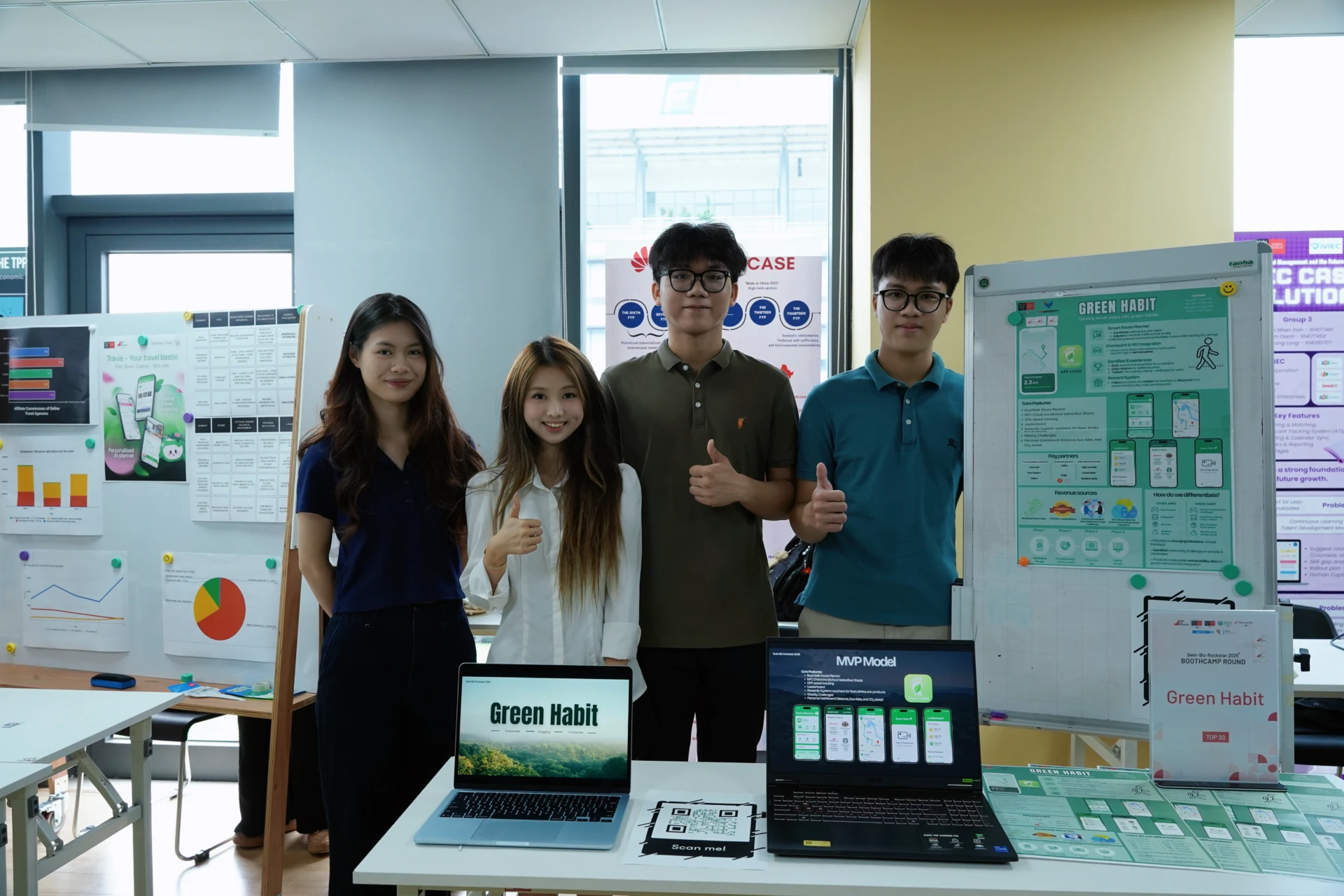 Green Habit tập trung vào app theo dõi thói quen xanh và thách thức môi trường