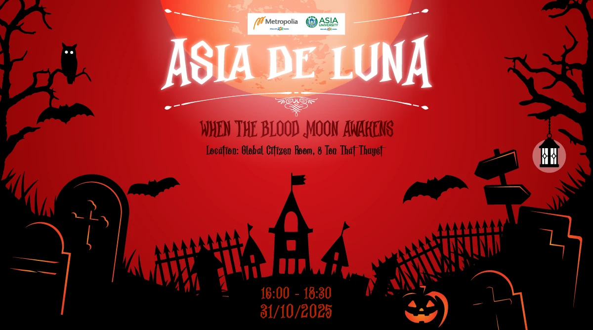 Lễ hội Halloween mang tinh thần gắn kết và sáng tạo dành cho cộng đồng sinh viên quốc tế sẽ chính thức diễn ra vào 31/10/2025