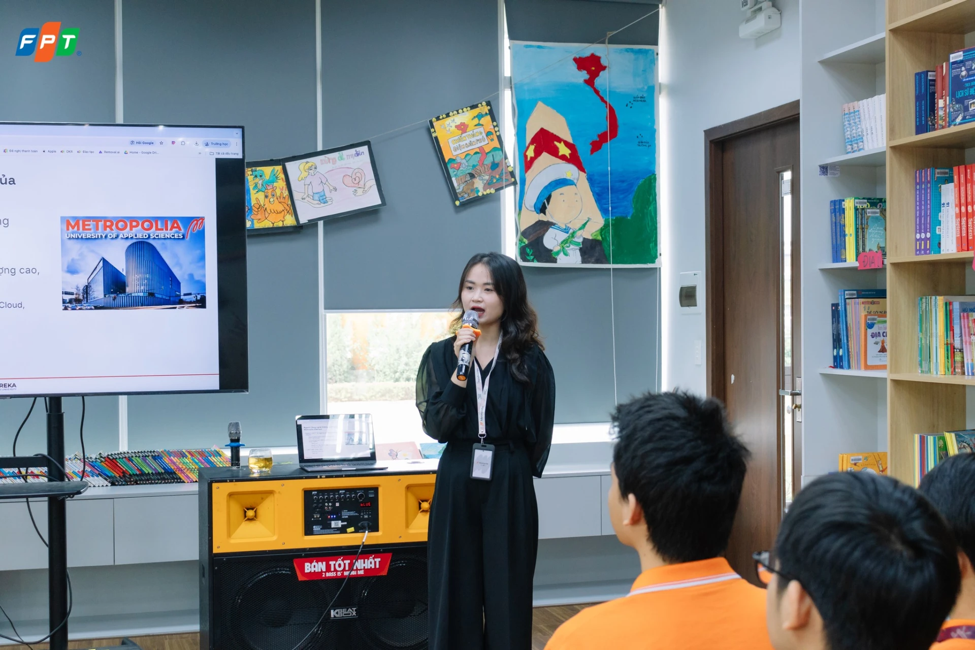 Finland Metropolia Vietnam giao luu hoc sinh truong Fschool Bac Giang 7