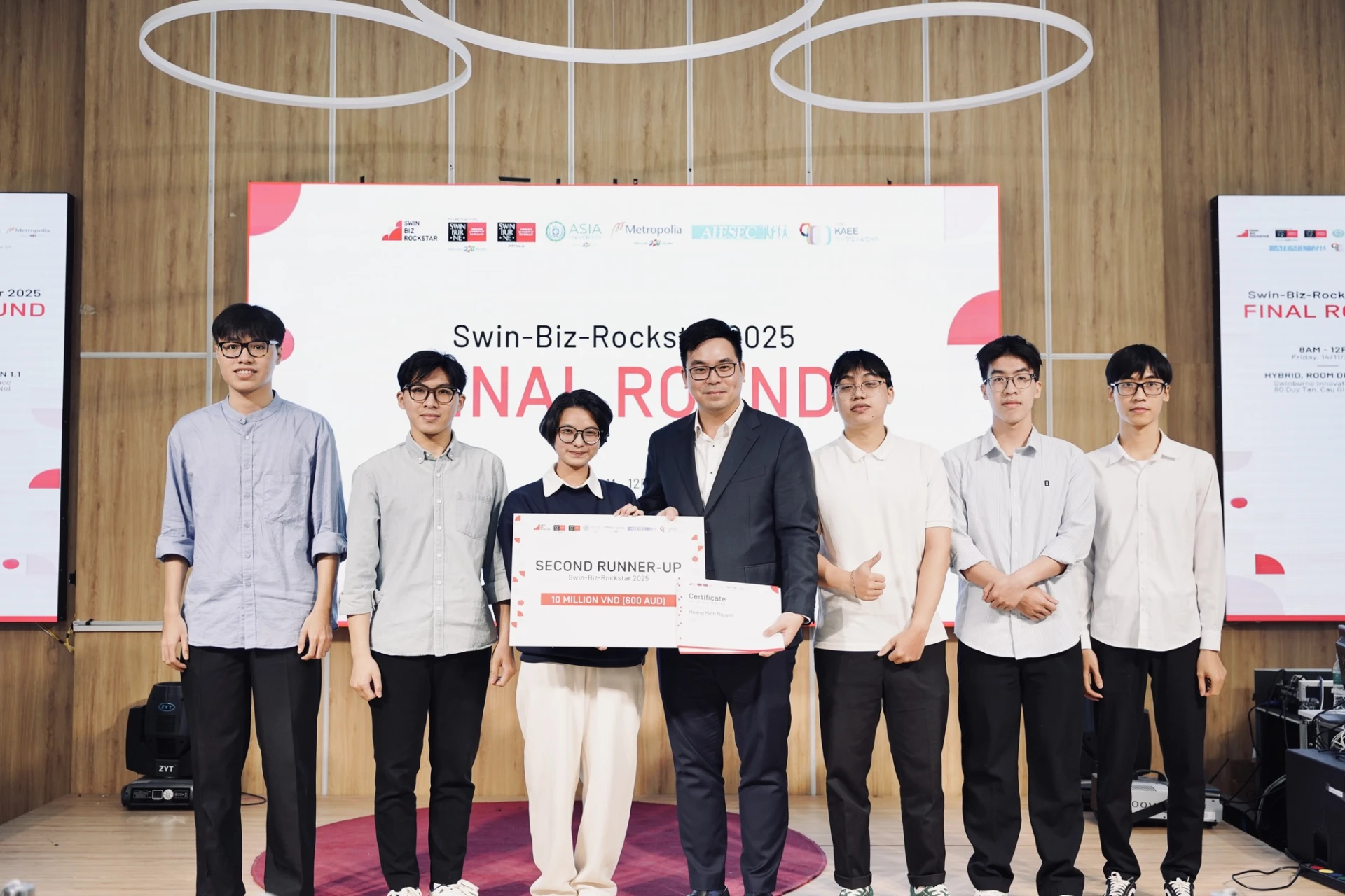 Swin Biz Rockstar 2025 chung ket 2nd runner