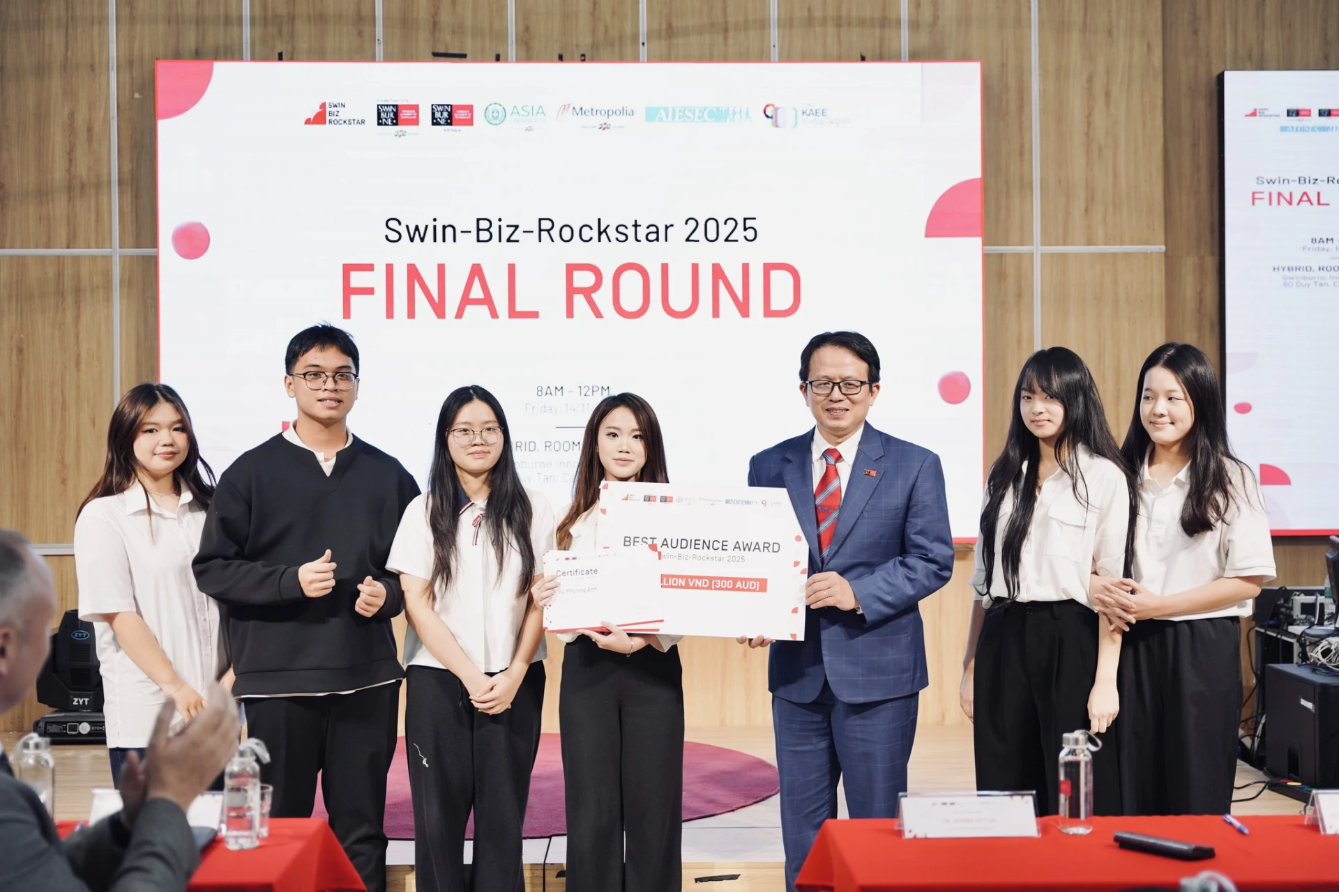 Swin Biz Rockstar 2025 chung ket Best Audience Award