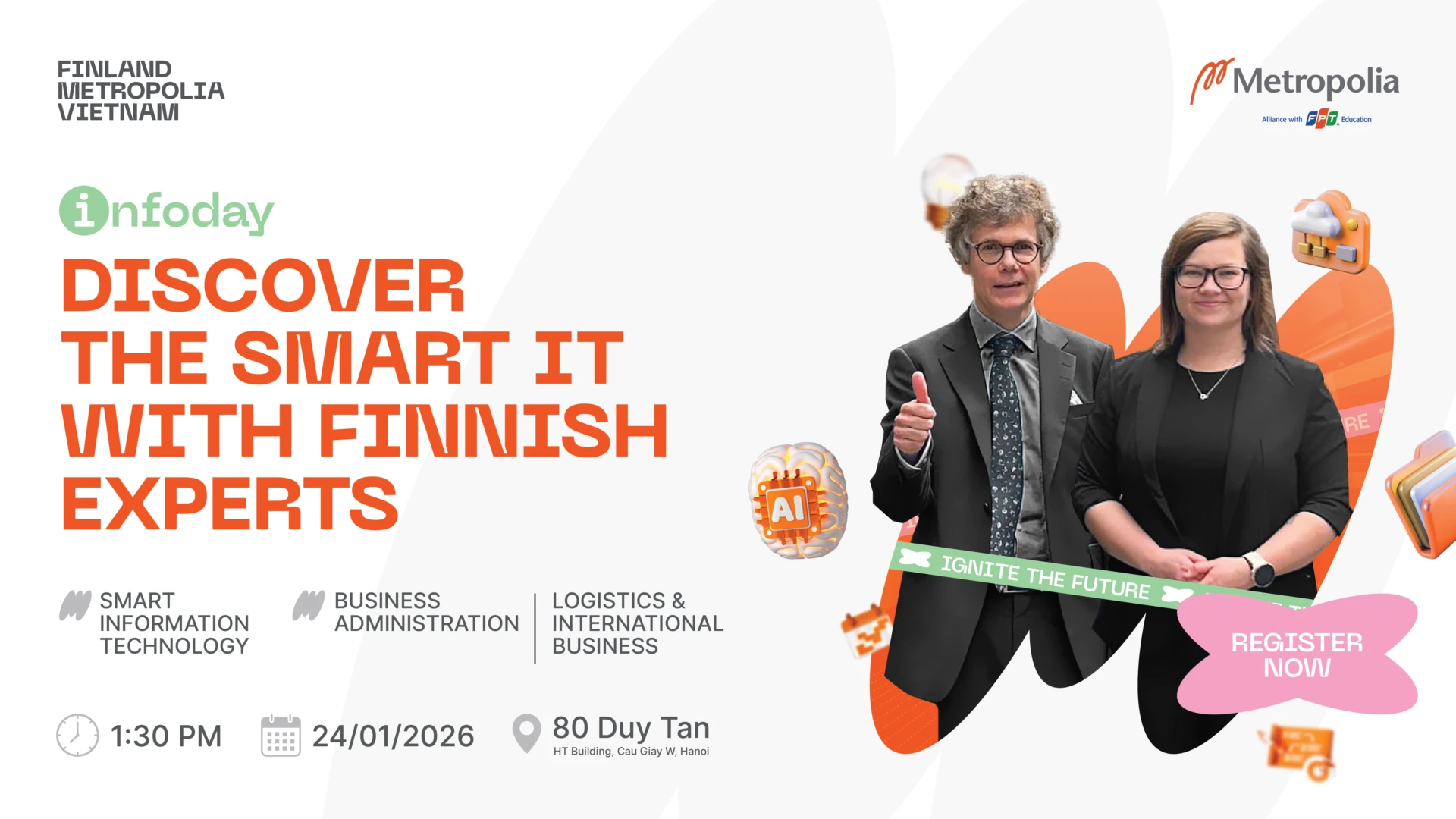 Info Day: Ignite Your Future – Điểm chạm công nghệ và cơ hội chinh phục học bổng năm học 2026 dành cho những "công dân số" tương lai.