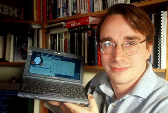 Linus Torvalds, "cha đẻ" của hệ điều hành Linux.