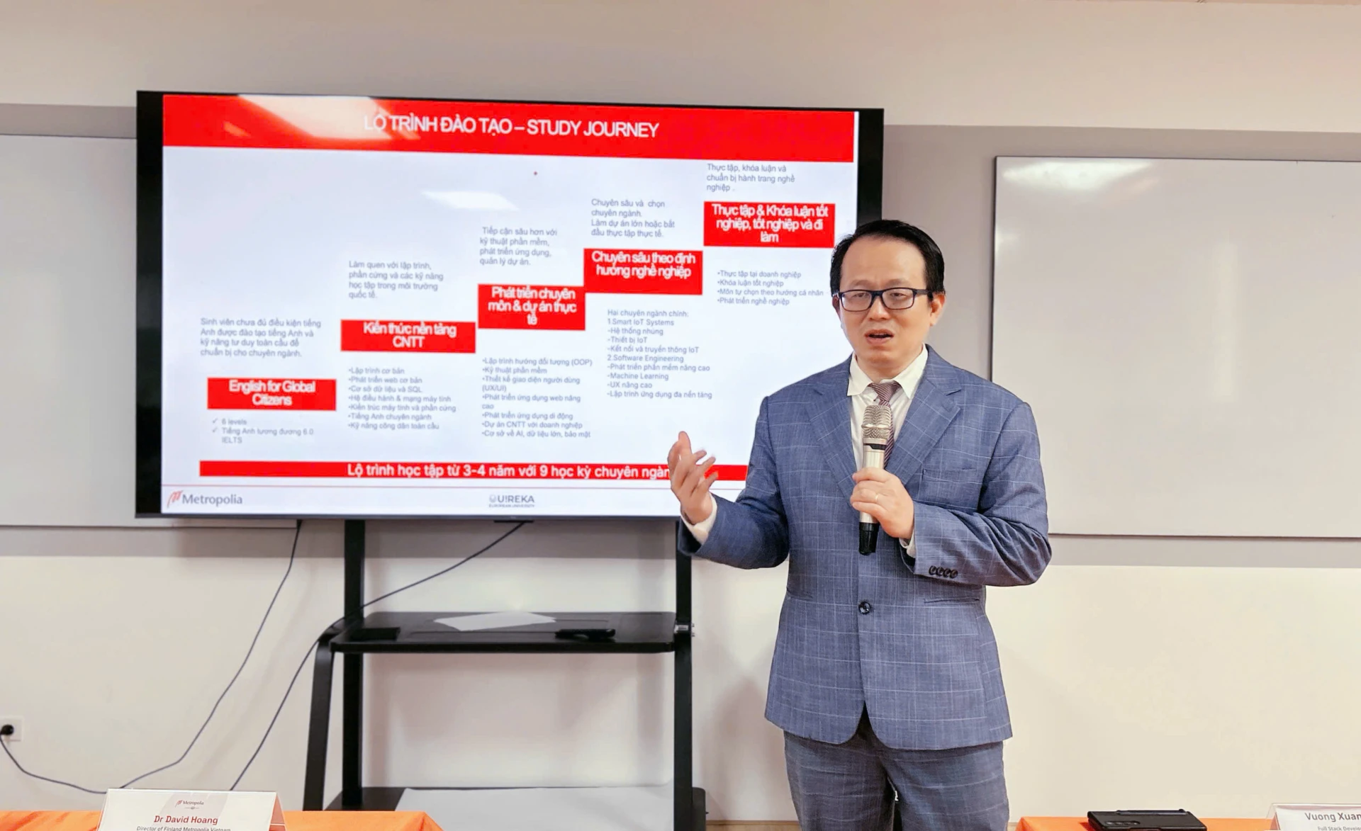 TS. David Hoàng - Giám đốc Finland Metropolia Vietnam chia sẻ về định hướng đào tạo công nghệ theo tiêu chuẩn quốc tế