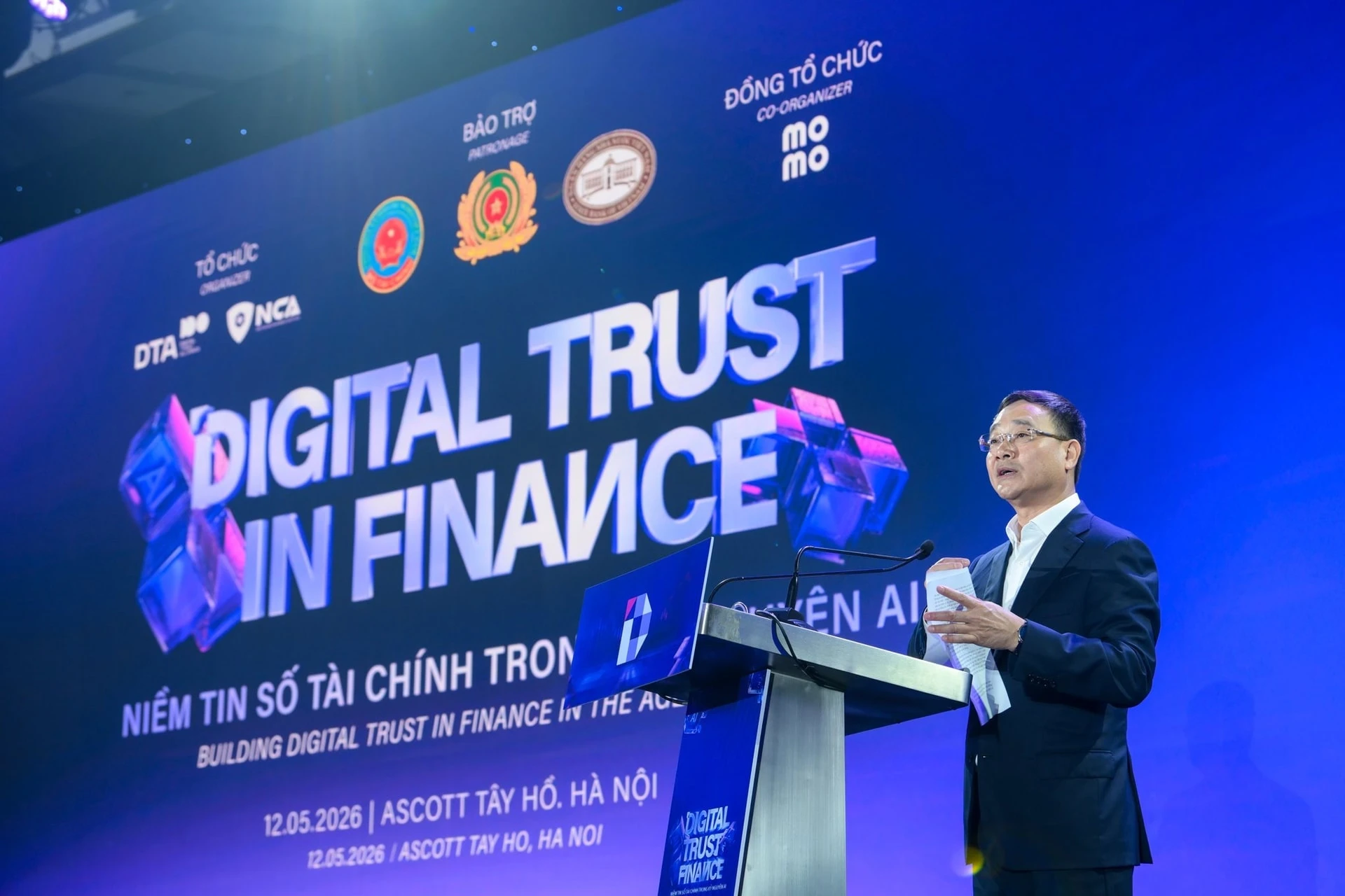Thượng tướng Phạm Thế Tùng, Thứ trưởng Bộ Công an phát biểu tại sự kiện liên quan đến an ninh mạng