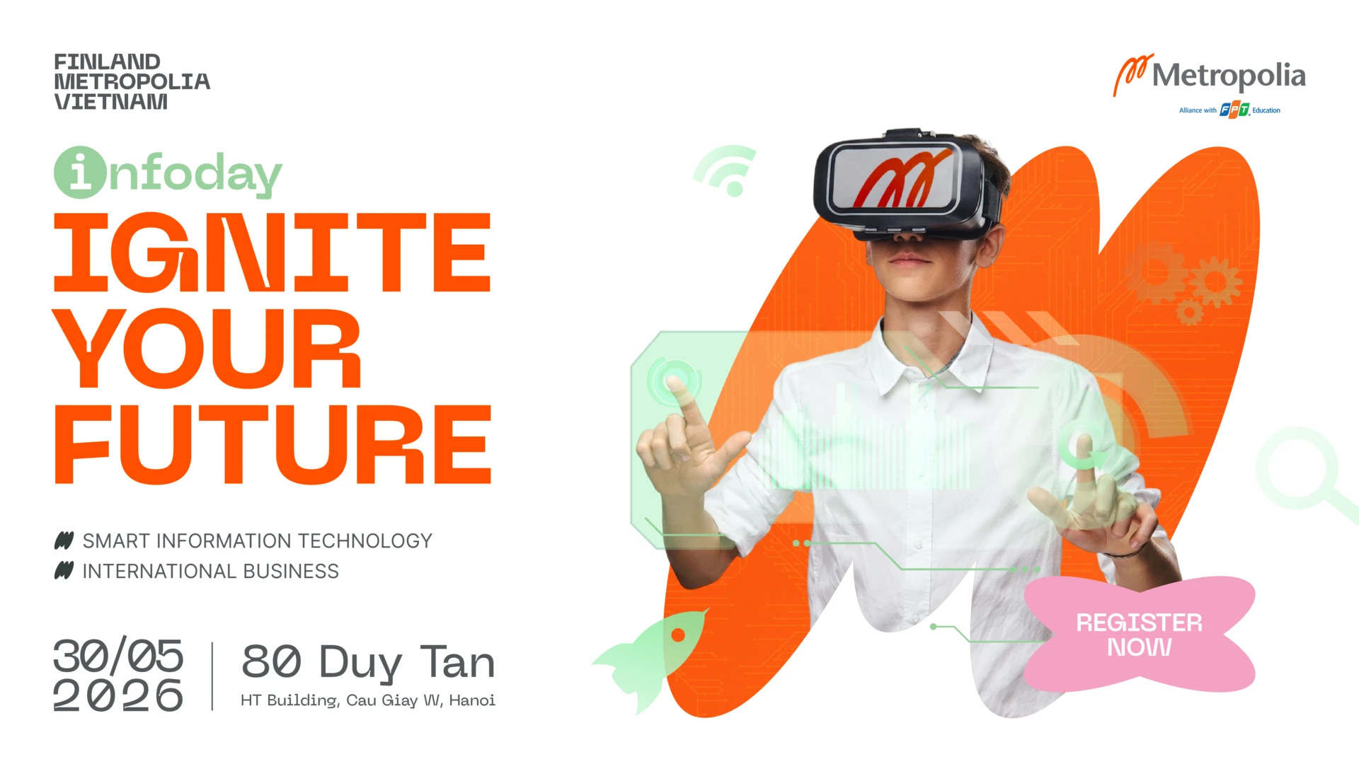Info Day “Ignite Your Future” mở ra cơ hội săn học bổng sớm và định hướng ngành học quốc tế trước kỳ thi THPT 2026.